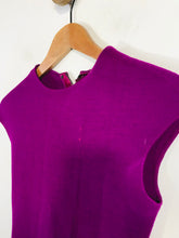 Load image into Gallery viewer, Lanvin Women&#39;s Ruffle A-Line Dress | EU36 UK8 | Purple
