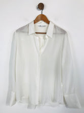 Load image into Gallery viewer, Zara Women&#39;s Silk Blouse | L UK14 | White
