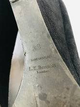 Load image into Gallery viewer, L.K. Bennett Women’s Wedge Slip-On Suede Heels | 39 UK6 | Black
