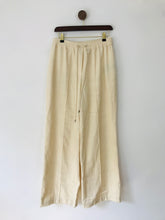 Load image into Gallery viewer, Whistles Women&#39;s Wide Leg Corduroy Trousers | UK12 | White Cream
