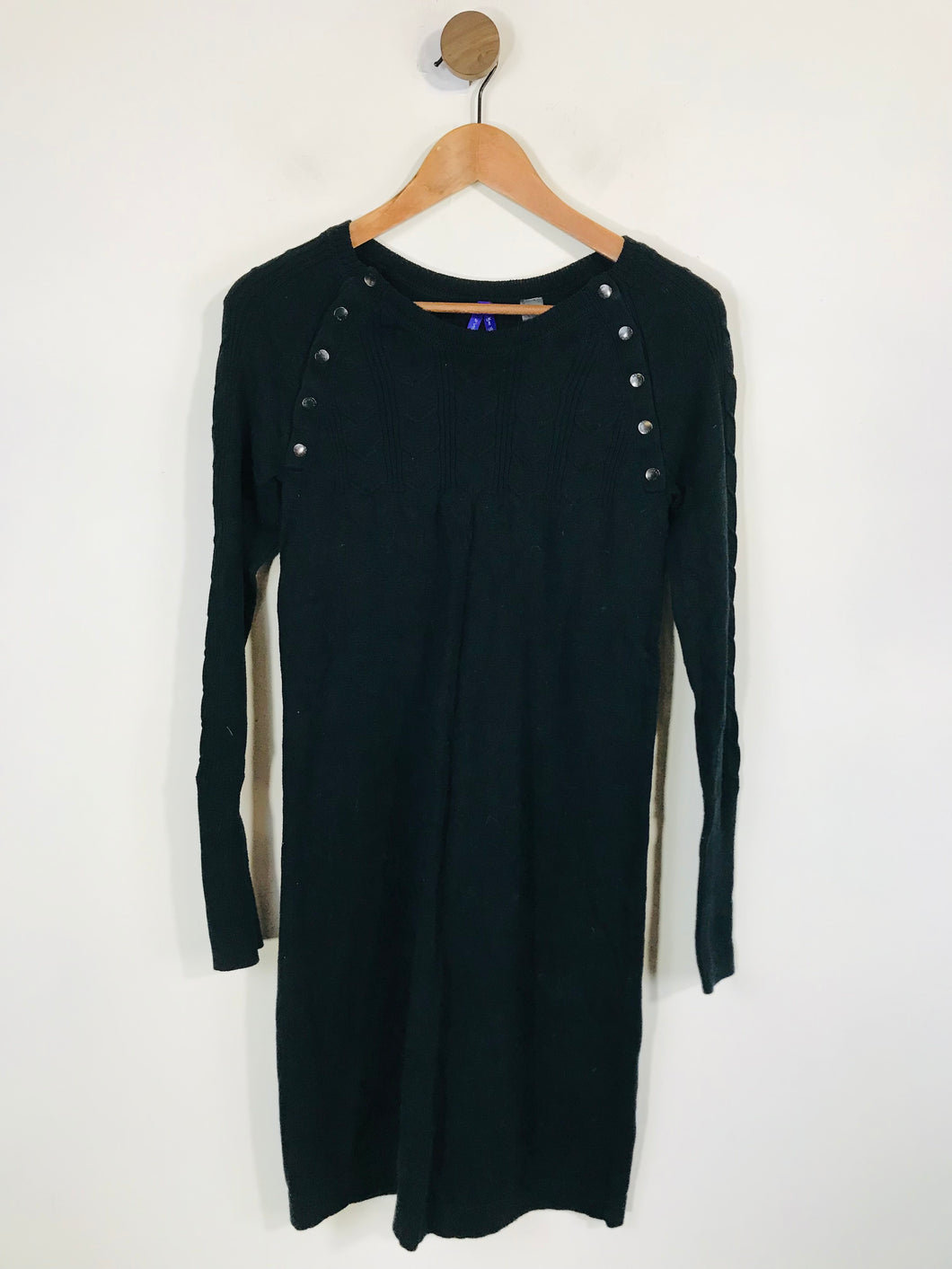 Seraphine Women's Cotton Knit Mini Dress | UK8 | Black