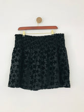 Load image into Gallery viewer, Hush Women&#39;s Star Print Mini Skirt | UK14 | Black
