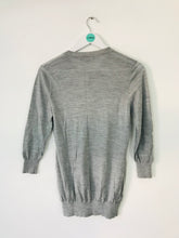 Load image into Gallery viewer, Boden Women’s Wool Half Button Top Jumper | UK14 | Grey
