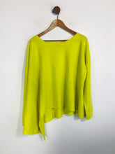 Load image into Gallery viewer, Cocoa Cashmere Women&#39;s 100% Cashmere Asymmetric Jumper | L UK14 | Yellow
