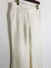 Load image into Gallery viewer, J. Crew Women&#39;s Wide Leg Chinos Trousers | US6 UK10 | White
