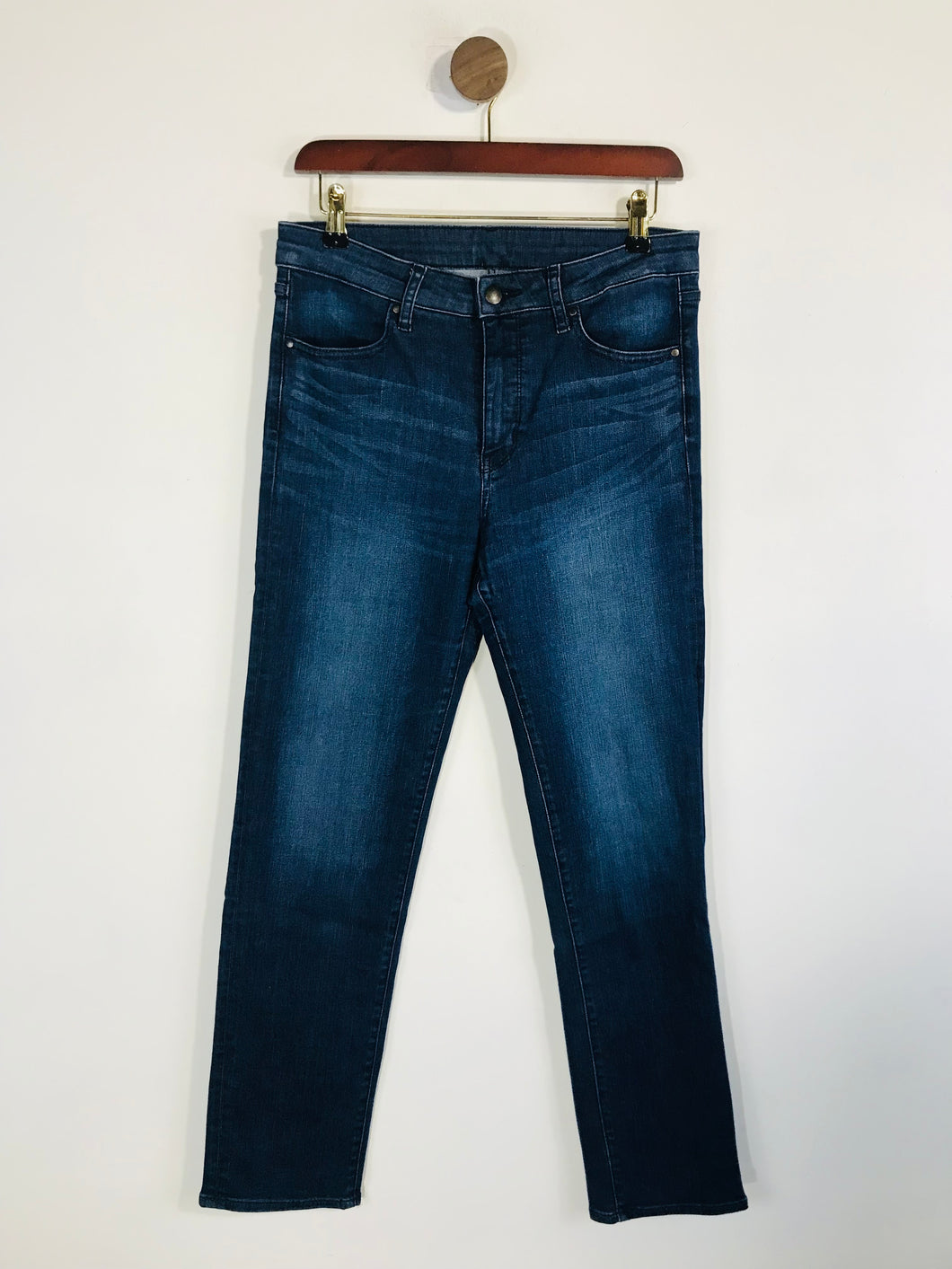 Uniqlo Women's High Waist Slim Jeans | W28 | Blue