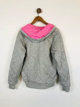 Load image into Gallery viewer, Lonsdale Women&#39;s Quilted Zip Sweatshirt With Tags | UK14 | Grey
