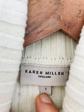 Load image into Gallery viewer, Karen Millen Women&#39;s Turtleneck Ribbed Jumper | 1  UK6-8 | White
