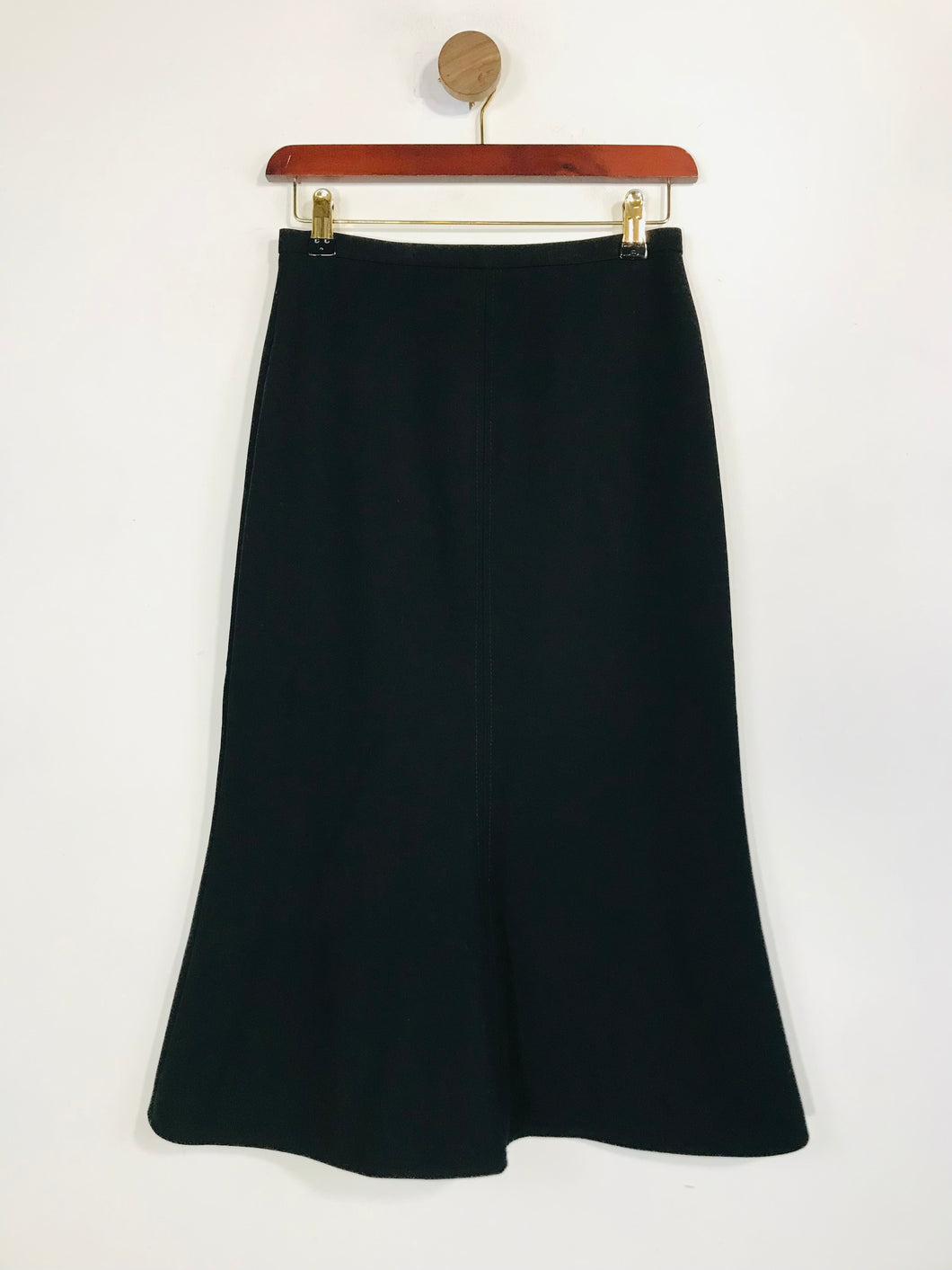 Jigsaw Women's Crepe Fluted Midi Skirt NWT | UK6 | Black