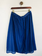 Load image into Gallery viewer, Little Mistress Women&#39;s Sheer A-Line Skirt | UK14 | Blue
