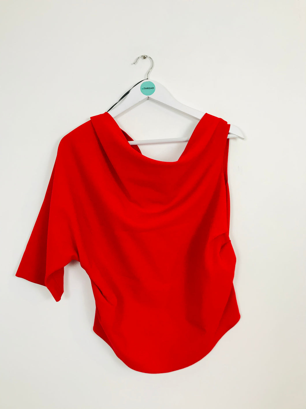 Zara Women’s One Shoulder Blouse NWT | XL UK18 | Red