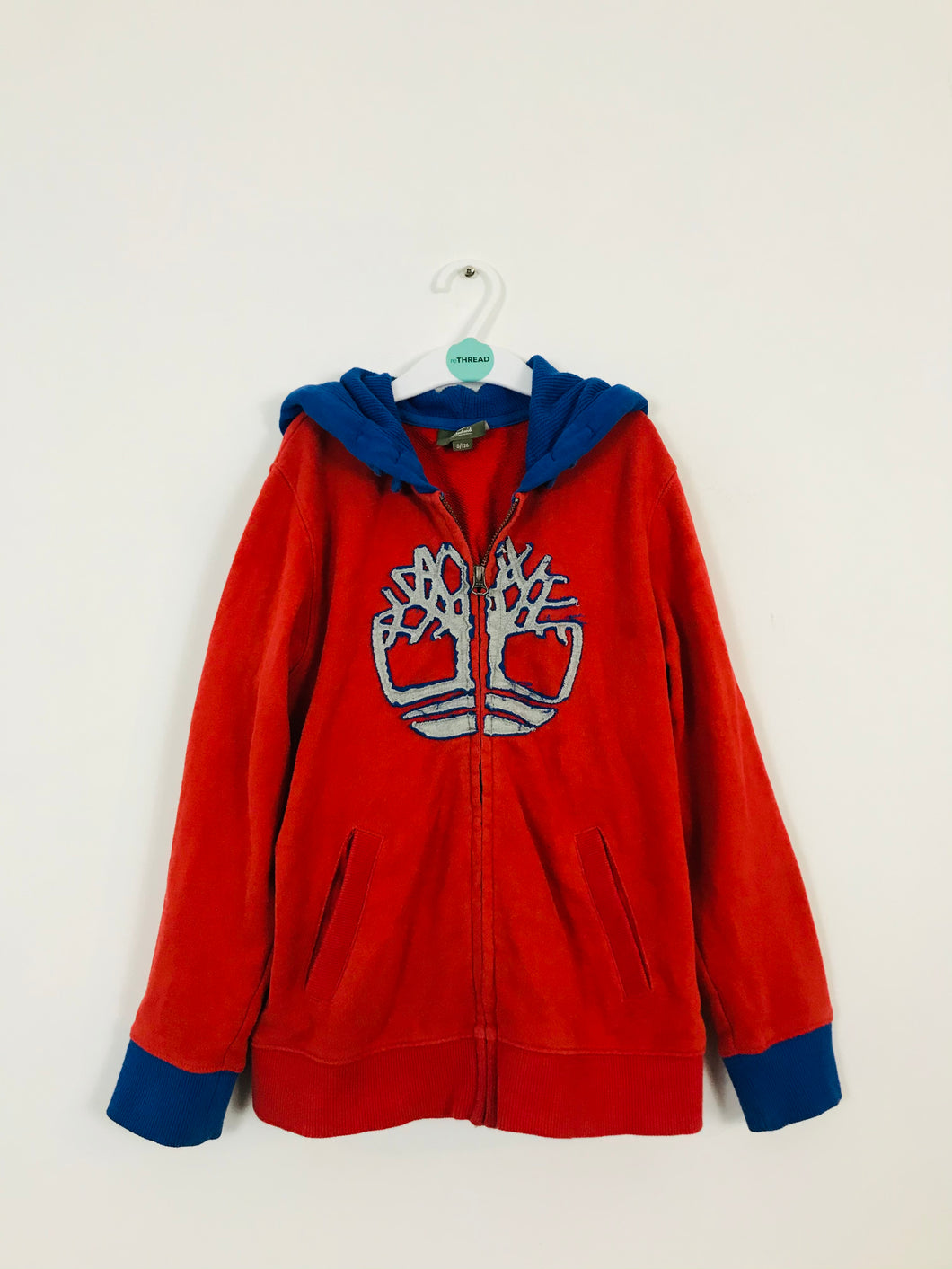 Timberland Kids Hoodie | Age 8 | Red and Blue