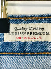 Load image into Gallery viewer, Levi’s Women&#39;s Distressed 501 Straight Jeans | W27 UK8-10 | Blue

