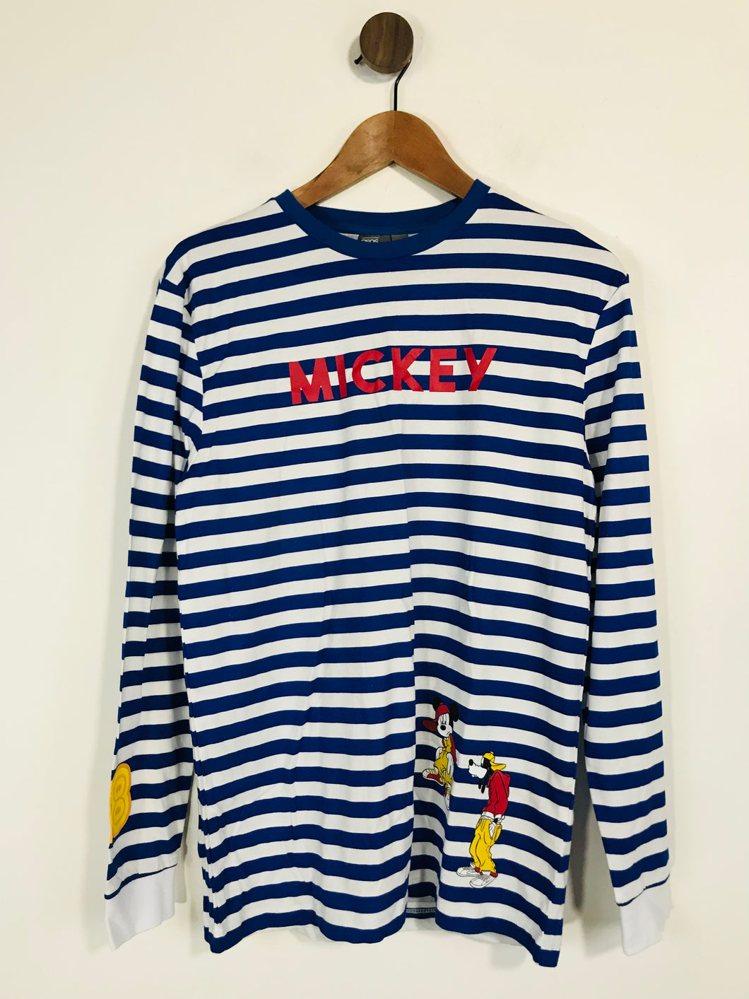 Disney Women's Striped ASOS T-Shirt | XXS | Multicoloured