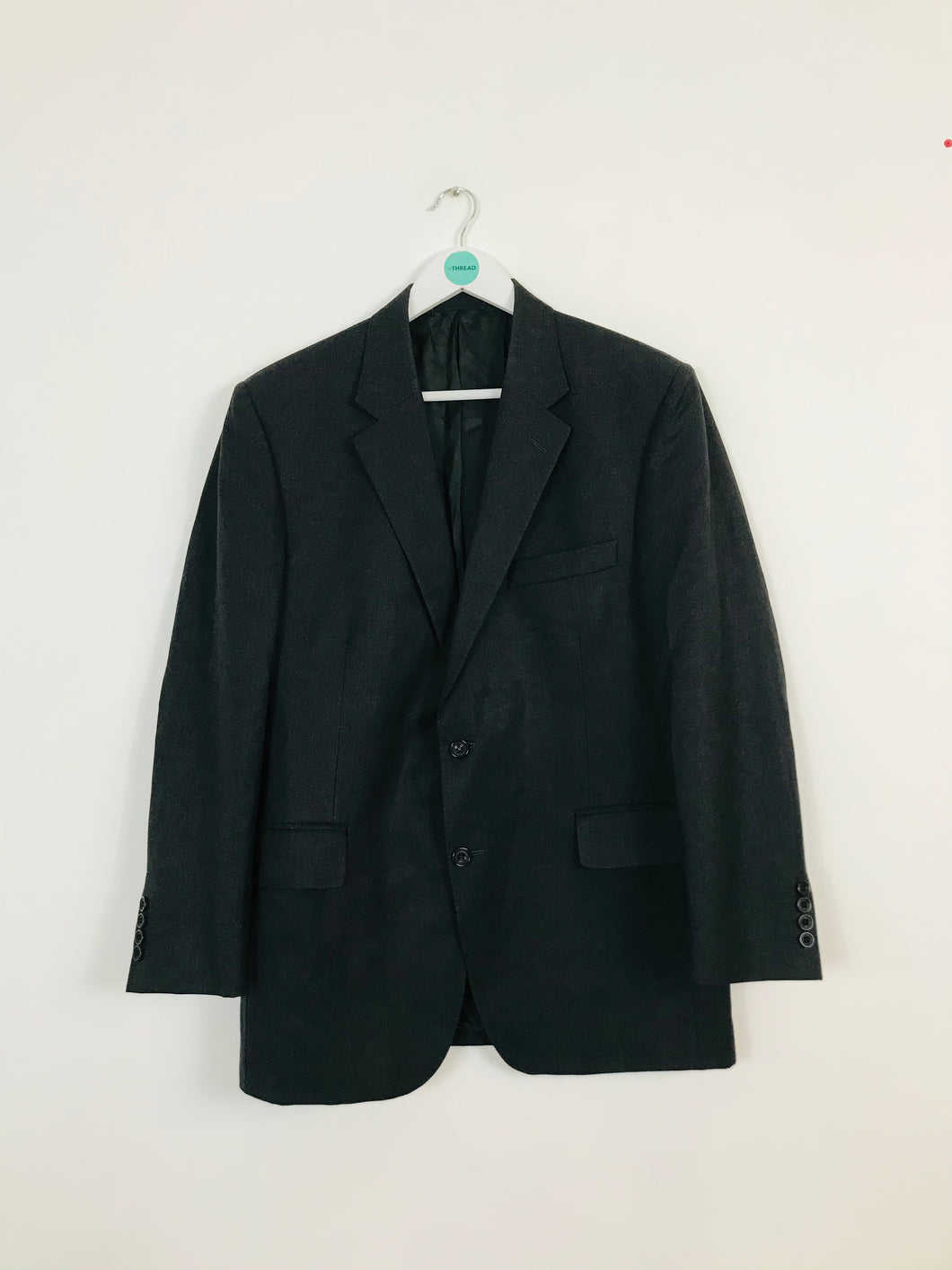 Gieves & Hawkes Men’s Wool Suit Jacket | 42 | Navy Blue