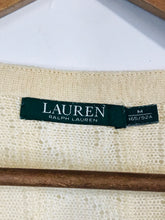 Load image into Gallery viewer, Lauren Ralph Lauren Women&#39;s Linen Knit Jumper | M UK10-12 | Beige
