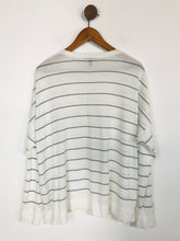 Load image into Gallery viewer, Eileen Fisher Women&#39;s Striped Cardigan | L UK14 | White
