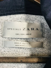 Load image into Gallery viewer, Zara Men&#39;s Zip Hoodie | L | Blue
