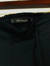 Load image into Gallery viewer, Zara Women&#39;s Tapered Casual Trousers  | L UK14 | Black
