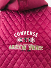 Load image into Gallery viewer, Converse All Star Women&#39;s Quilted Hooded Gilet Jacket | L UK14 | Red
