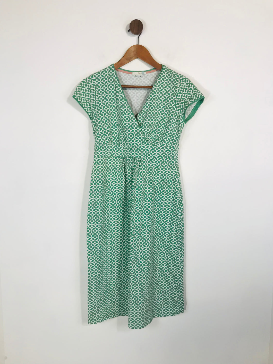 Boden Women's Cotton Wrap Dress | UK8L | Green