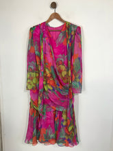 Load image into Gallery viewer, Frank Usher Women&#39;s Floral A-Line Dress | UK18 | Multicoloured
