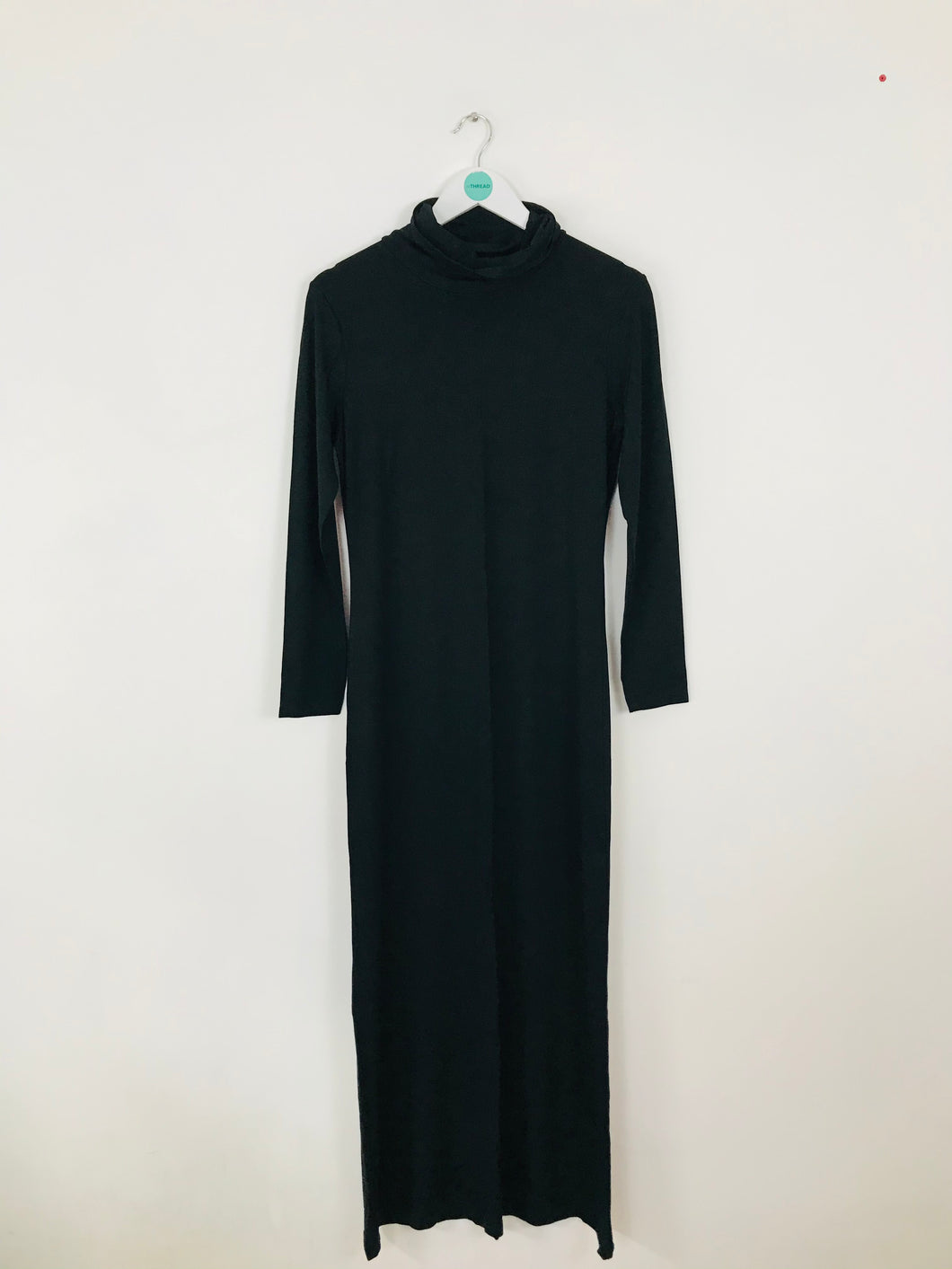 Baukjen Women’s Turtleneck Maxi Dress | UK14 | Black