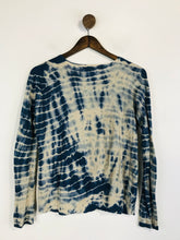 Load image into Gallery viewer, Zadig &amp; Voltaire Women&#39;s Long Sleeve Tie Dye T-Shirt | XS UK6-8 | Blue
