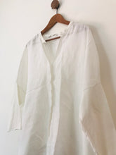 Load image into Gallery viewer, Elemente Clemente Women&#39;s Linen Blouse | 2 UK14 | White
