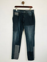 Load image into Gallery viewer, Edun Women&#39;s Patchwork Denim Straight Jeans | W29 UK10-12 | Blue
