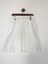 Load image into Gallery viewer, Lacoste Women&#39;s Linen Cotton Skirt | EU40 UK12 | White
