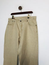 Load image into Gallery viewer, Marlboro Classics Men&#39;s Linen Chinos Trousers | W36 L32 | Beige
