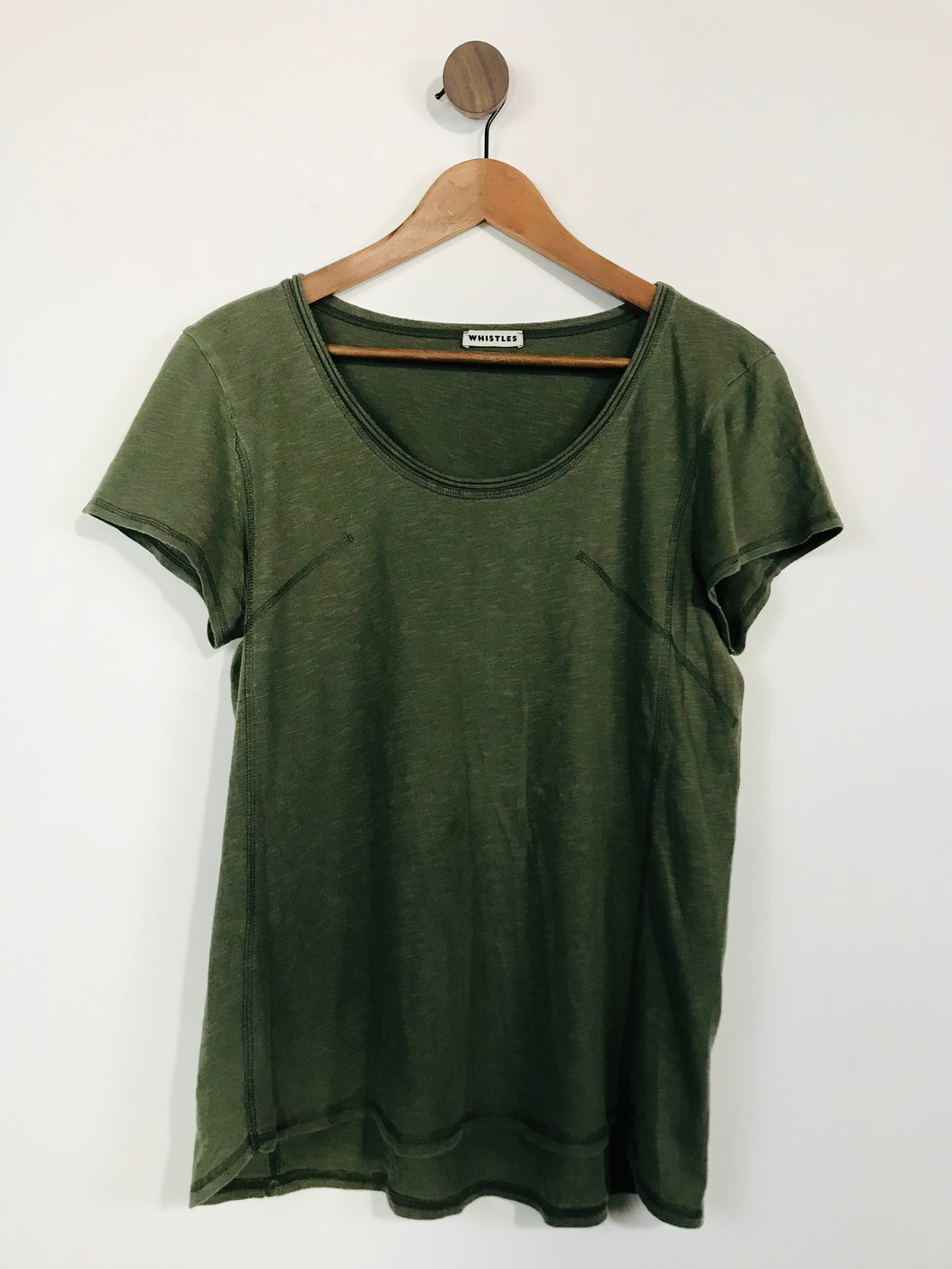 Whistles Women's T-Shirt | UK14  | Green