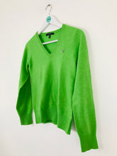 Load image into Gallery viewer, GANT Women’s V-Neck Knit Jumper | S UK8 | Green
