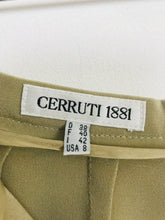Load image into Gallery viewer, Cerruti 1881 Women’s 100% Silk Wide Leg Trouser | FR40 UK10-12 | Brown
