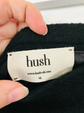 Load image into Gallery viewer, Hush Women’s Wool A-Line Mini Skirt | UK14 | Black
