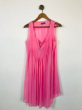 Load image into Gallery viewer, Mint Velvet Women&#39;s Pleated Shift Dress | UK12 | Pink
