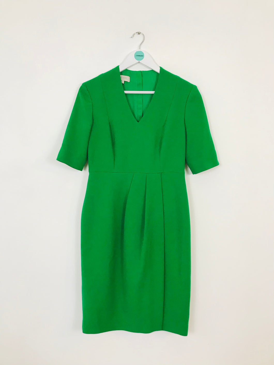 Hobbs Women’s Sheath Midi Dress | UK 10 | Green