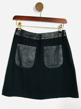 Load image into Gallery viewer, Oliver Bonas Women&#39;s Wool Mini Skirt | UK8 | Black
