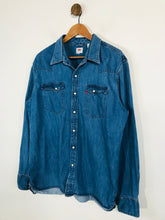Load image into Gallery viewer, Levi’s Women&#39;s Denim Button-Up Shirt | XL UK16 | Blue
