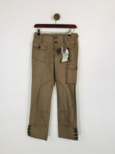 Load image into Gallery viewer, Mexx Women&#39;s Striped Casual Trousers NWT | UK6 | Brown
