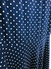 Load image into Gallery viewer, Chai Women&#39;s Polka Dot Jersey Maxi Dress | M UK10-12 | Blue
