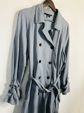 Load image into Gallery viewer, Zara Women&#39;s Lightweight Overcoat Coat | XL UK16 | Blue
