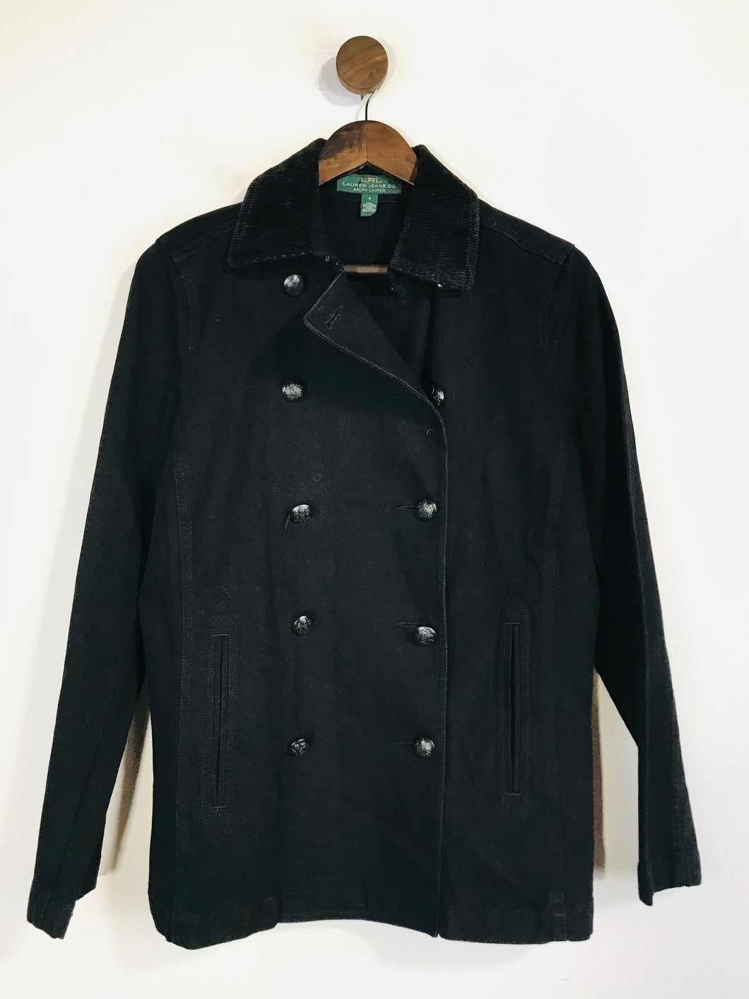 Ralph Lauren Jeans Women’s Denim Overcoat Coat | US8 UK12 | Black