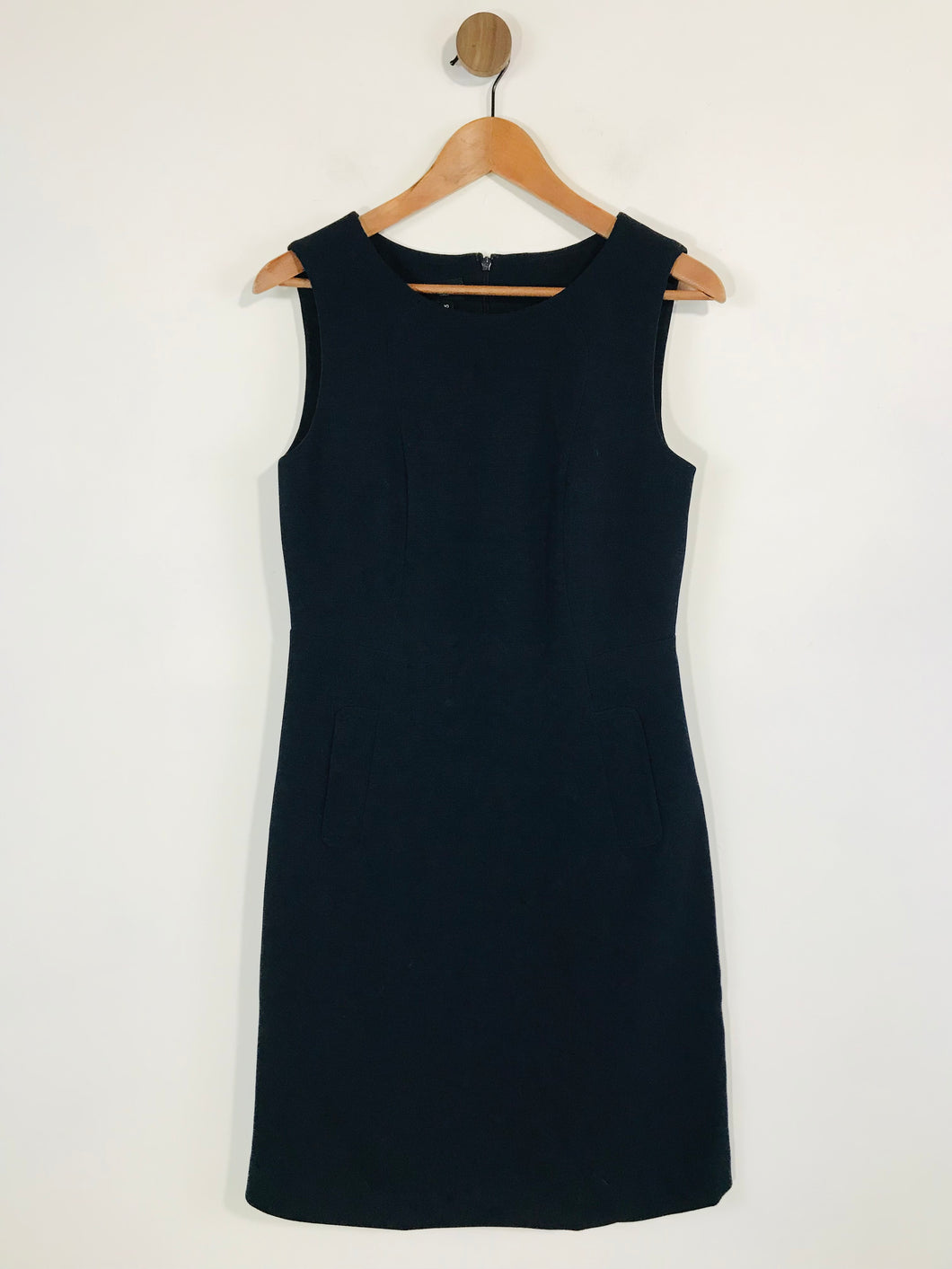 Hobbs Women's Fitted Sleeveless Pinafore Dress | UK10 | Blue