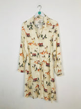 Load image into Gallery viewer, Sugarhill Women’s Cowboy Print Shirt Midi Dress | UK14 | Cream
