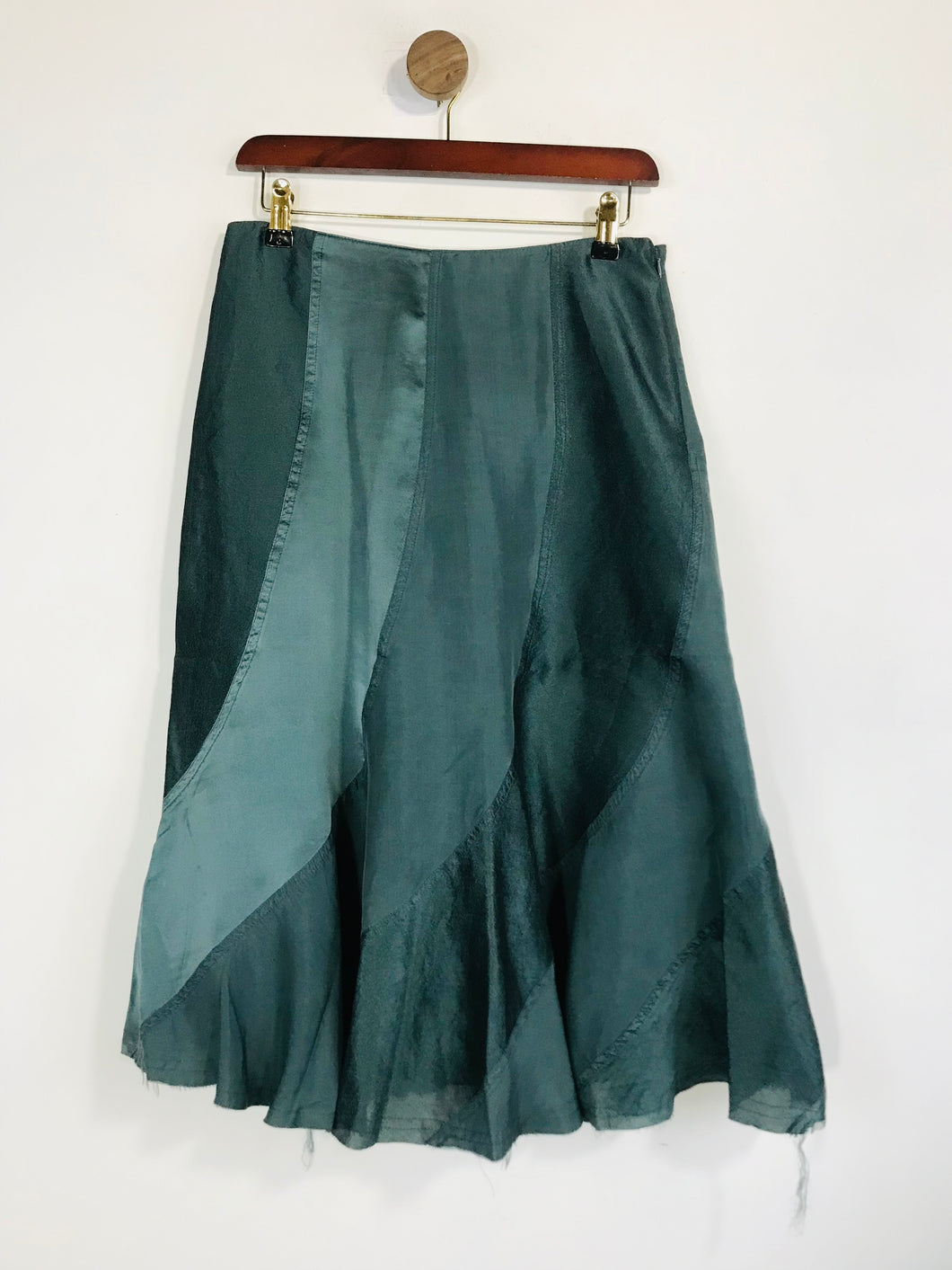 Kew Women's Silk Midi Skirt NWT | UK10 | Green