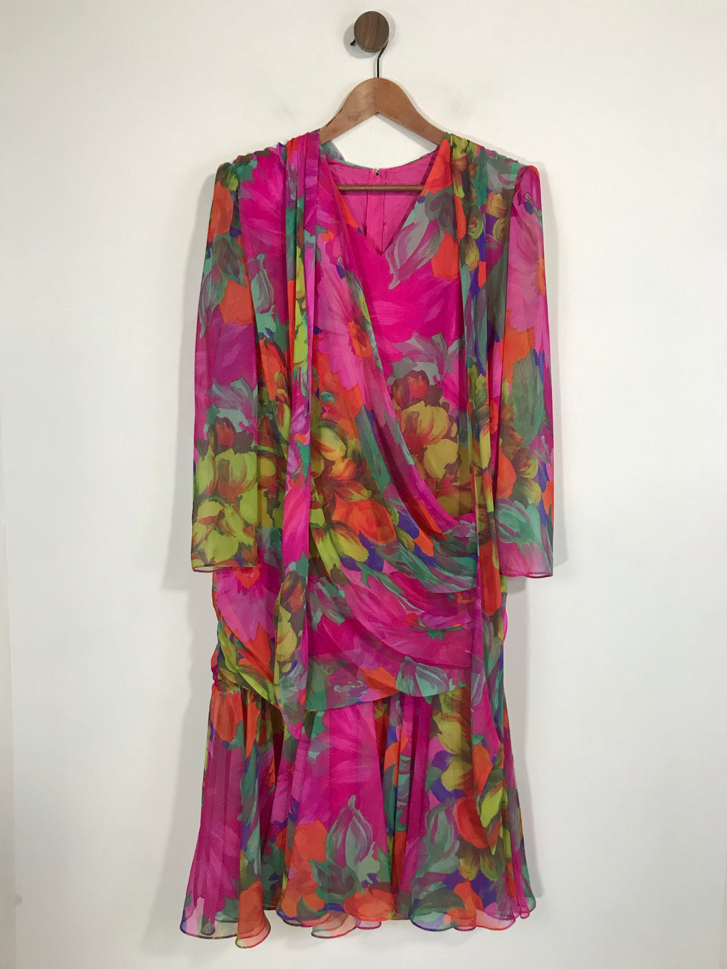 Frank Usher Women's Floral A-Line Dress | UK18 | Multicoloured