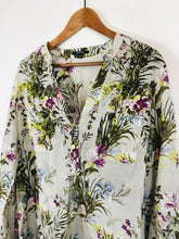 Load image into Gallery viewer, Comma Women&#39;s Silk Floral Blouse | UK16 | Multicolour
