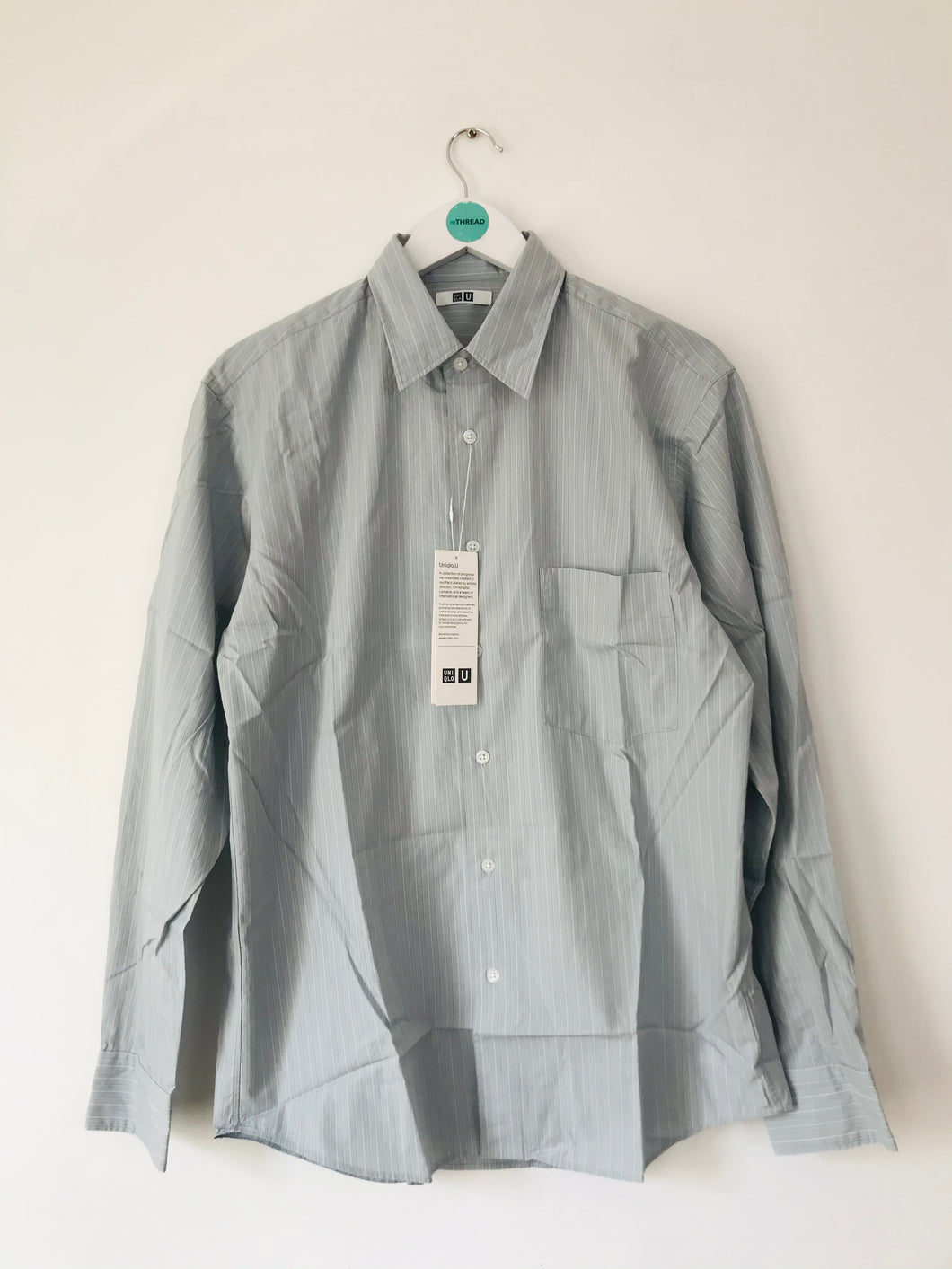 Uniqlo Men’s Long Sleeve Button-Up Shirt NWT | M | Blue